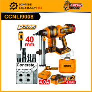Máy bắn đinh bê tông dùng pin 20V INGCO CCNLI9008